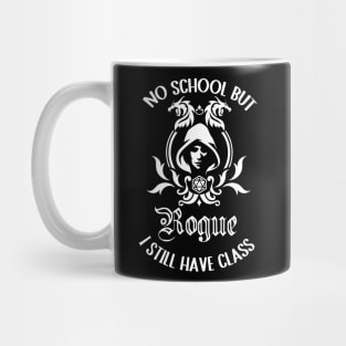 Schools out rogue class roleplay gaming Mug